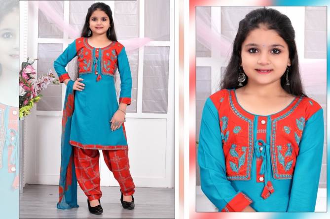 Rakhi 8015 Kids Readymade Girls Wear Catalog